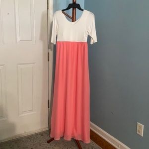 Pink Blush M Maxi Dress